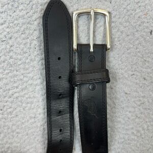 Red Wing Shoes Belt Mens 42 96523 Black Leather Casual Workwear Logo Made In USA